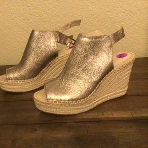 Espadrille Wedge Peep Toe Sandal